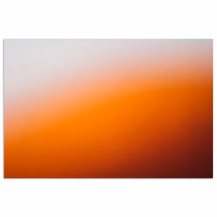 Poster - Farbverlauf – Orange – Abstrakt — 1