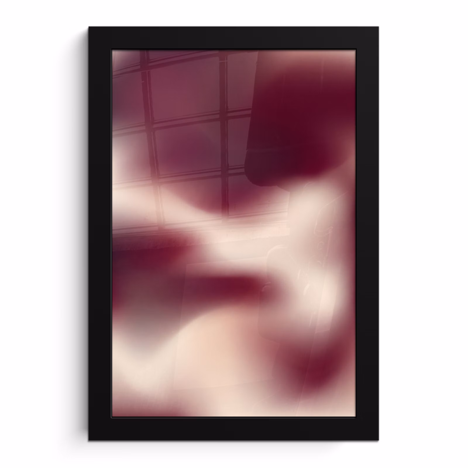 Bilder mit Rahmen - Farbverlauf – Rot – Beige — 1