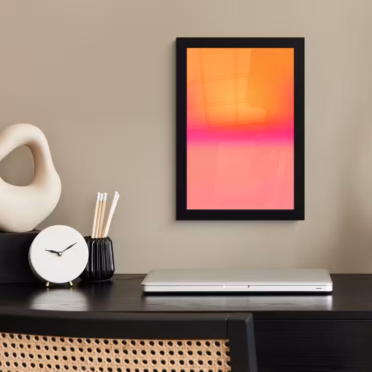Bilder mit Rahmen - Farbverlauf – Orange – Rosa — 2