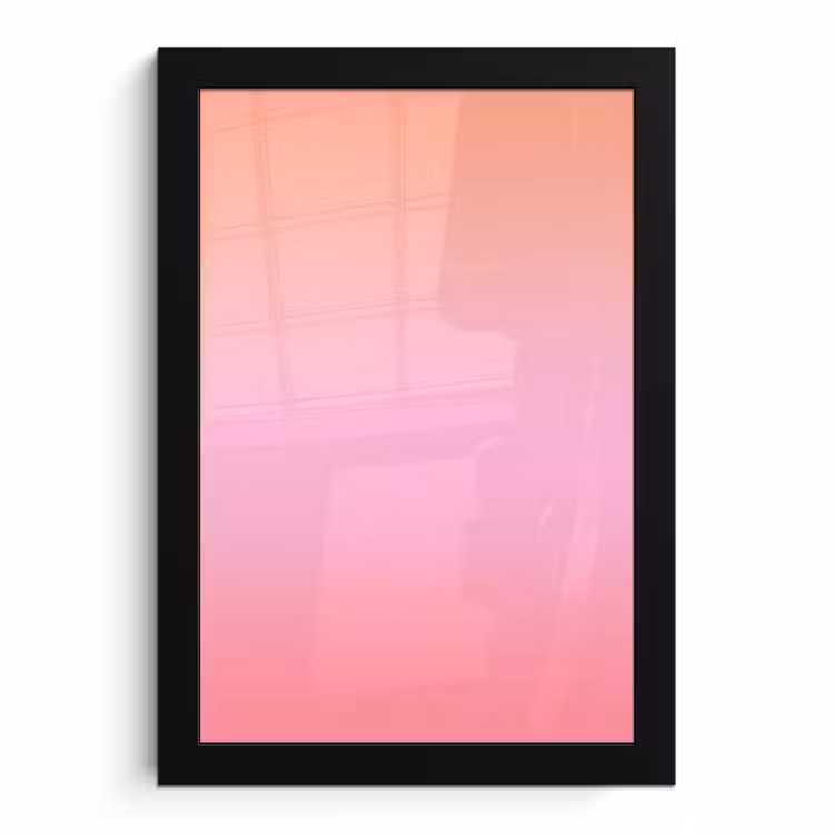 Bilder mit Rahmen - Farbverlauf – Rosa – Orange — 1