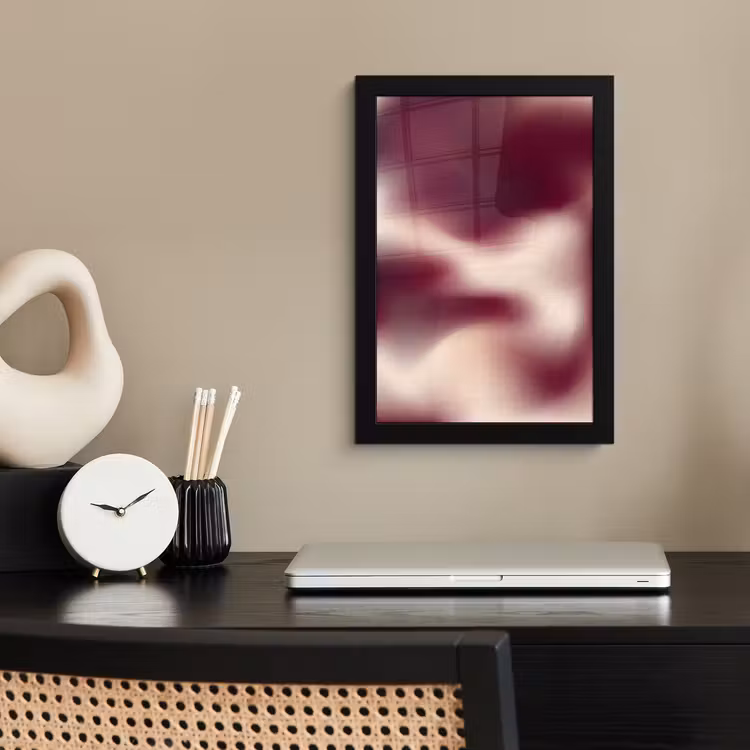 Bilder mit Rahmen - Farbverlauf – Rot – Beige — 2