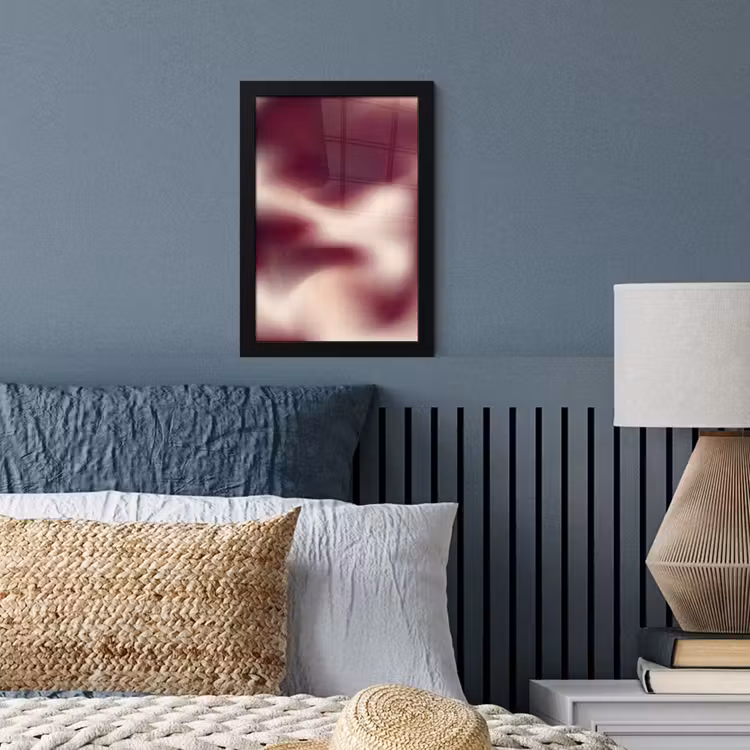 Bilder mit Rahmen - Farbverlauf – Rot – Beige — 3