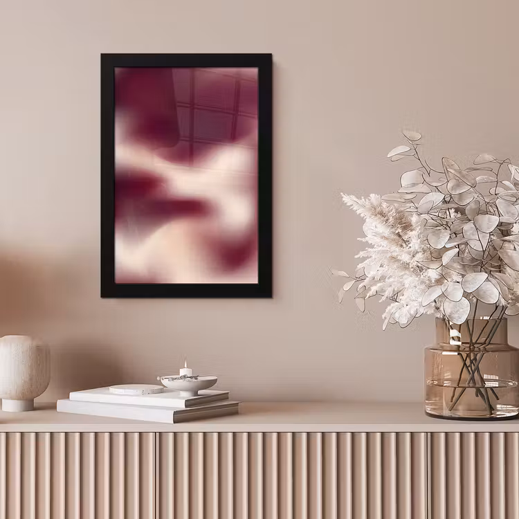 Bilder mit Rahmen - Farbverlauf – Rot – Beige — 4