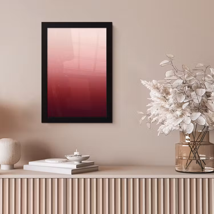 Bilder mit Rahmen - Farbverlauf – Rot – Rosa — 4