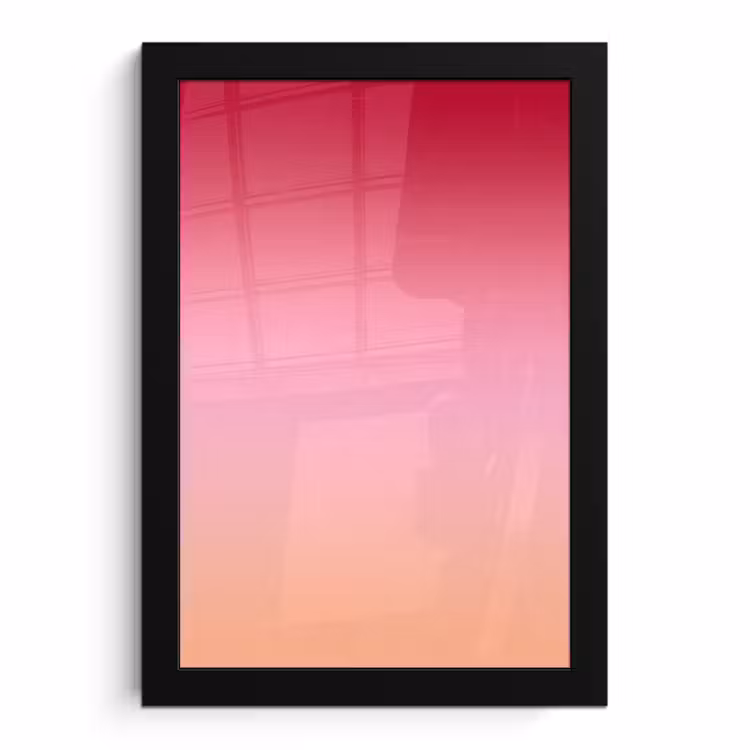 Bilder mit Rahmen - Farbverlauf – Rot – Rosa — 1
