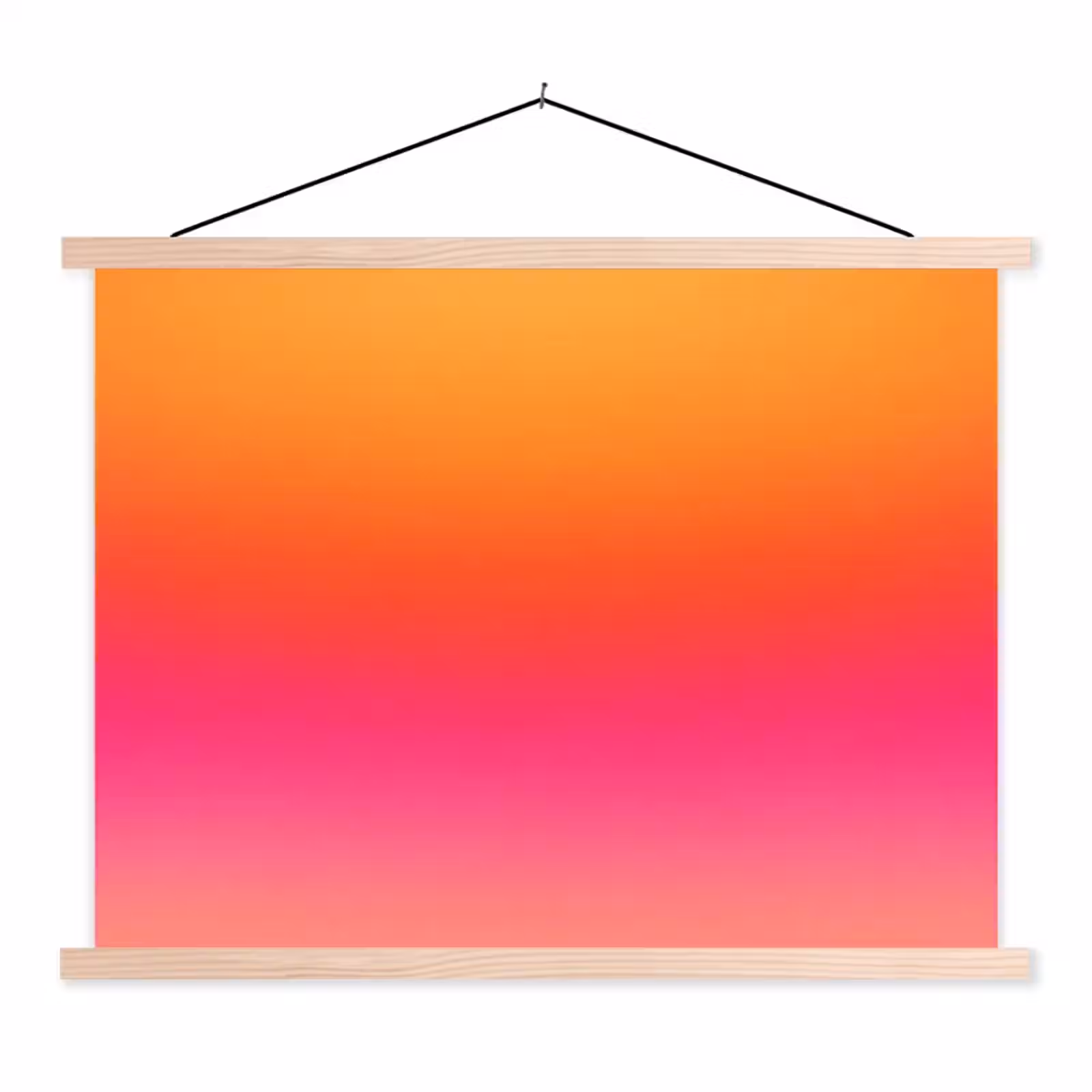Stoffbild - Farbverlauf – Orange – Rosa — 1