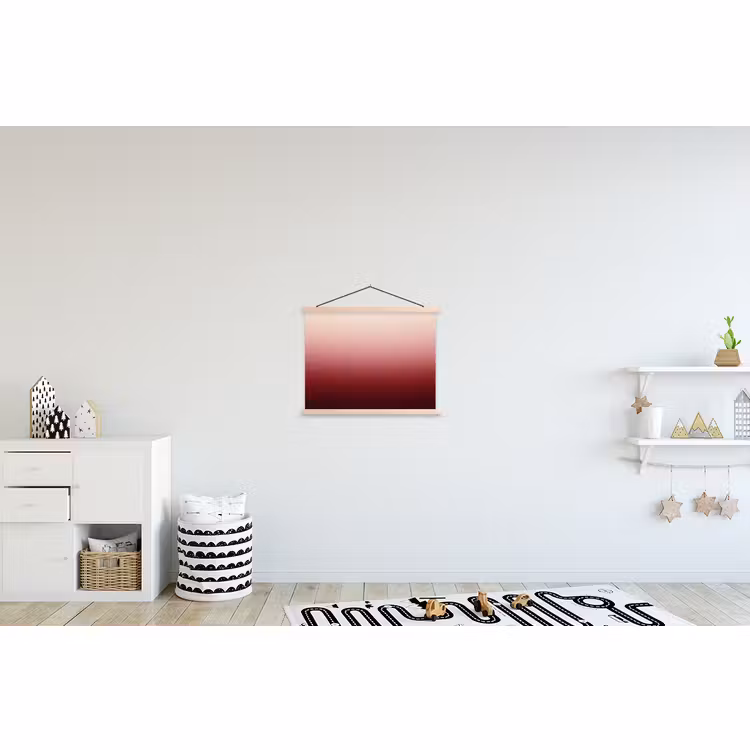 Stoffbild - Farbverlauf – Rot – Rosa — 2