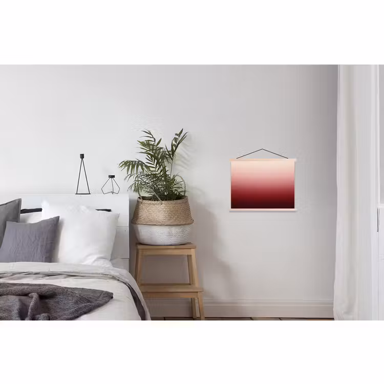 Stoffbild - Farbverlauf – Rot – Rosa — 3