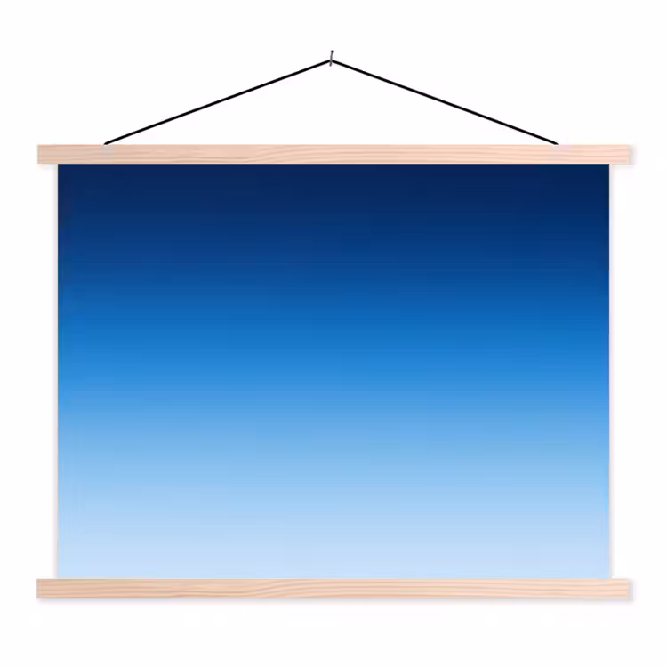 Stoffbild - Himmel – Blau – Farbverlauf — 1