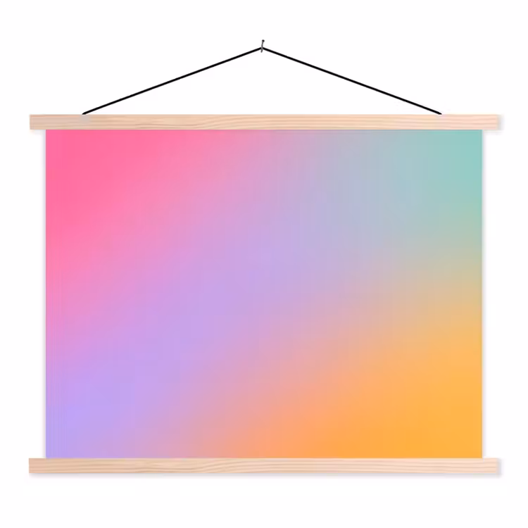 Stoffbild - Zusammenfassung – Farbverlauf – Modern — 1