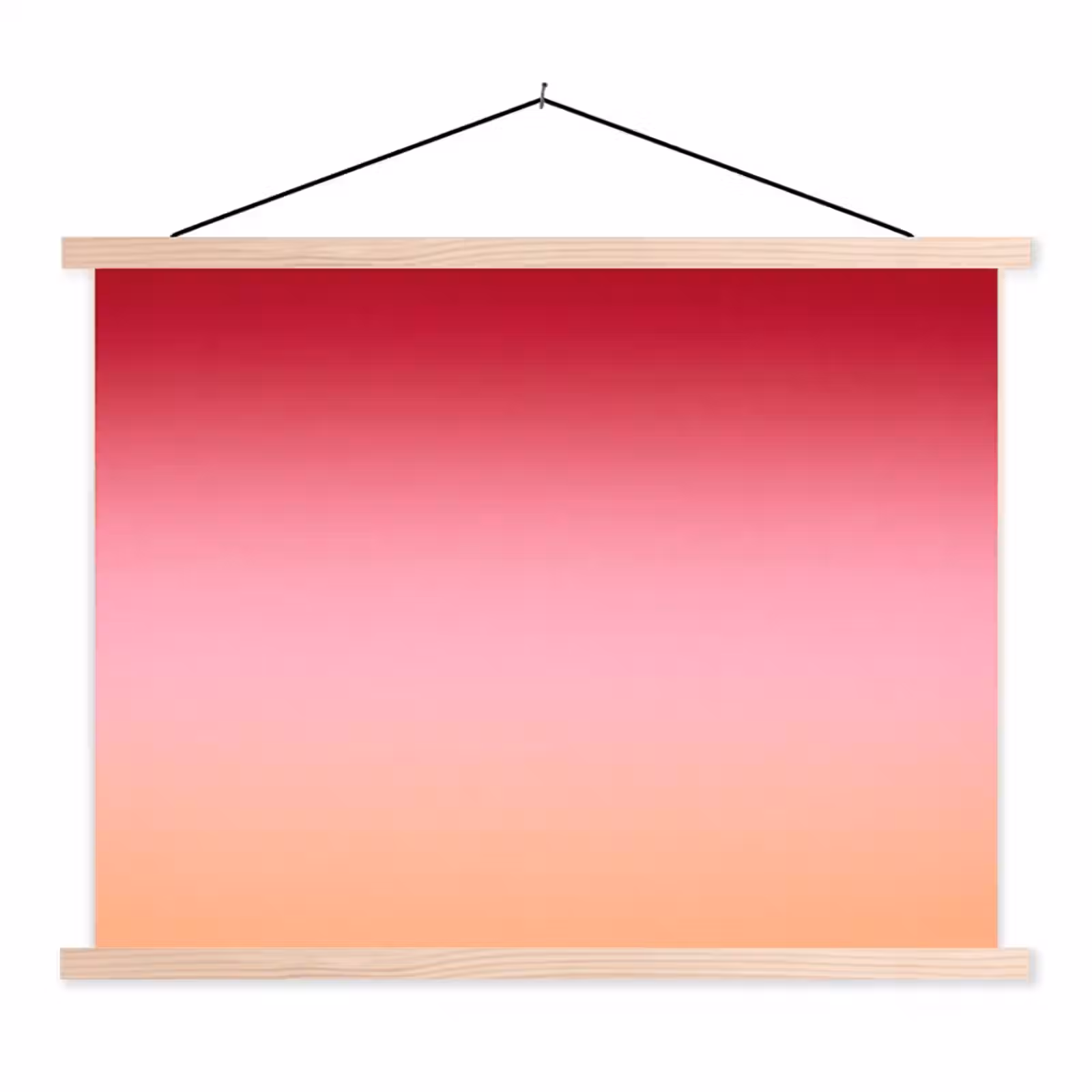 Stoffbild - Farbverlauf – Rot – Rosa — 1