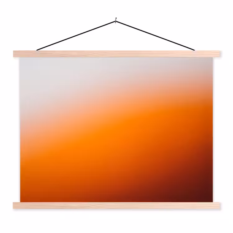 Stoffbild - Farbverlauf – Orange – Abstrakt — 1