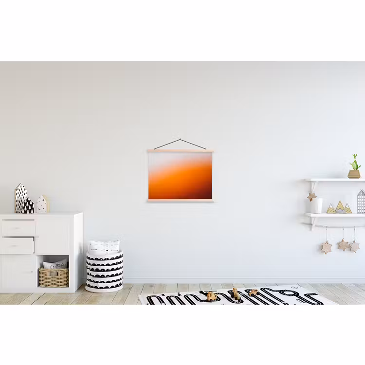 Stoffbild - Farbverlauf – Orange – Abstrakt — 2
