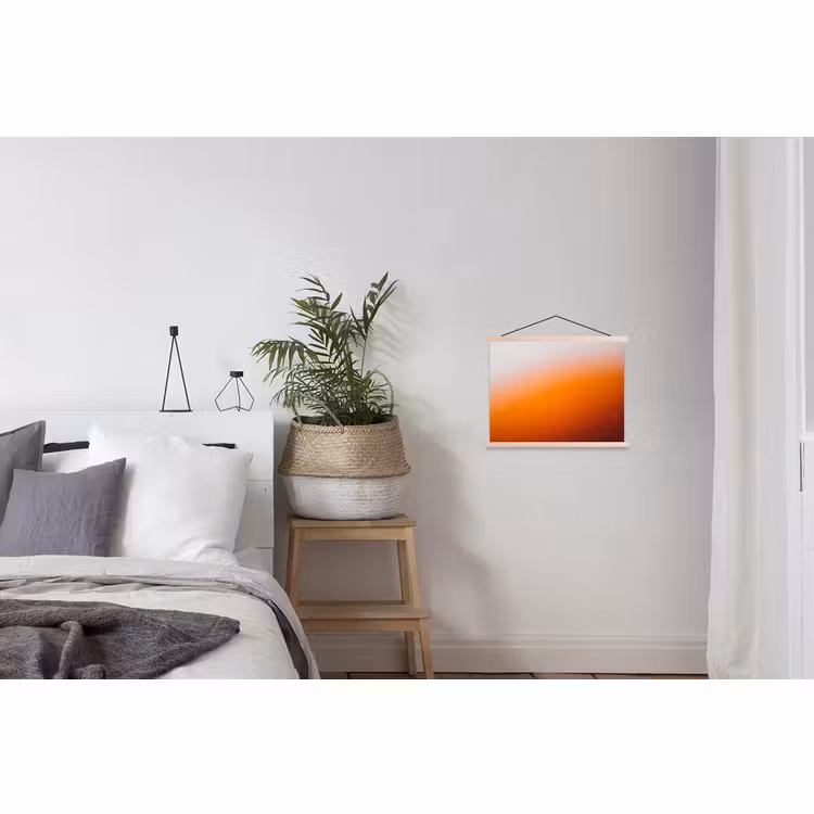 Stoffbild - Farbverlauf – Orange – Abstrakt — 3