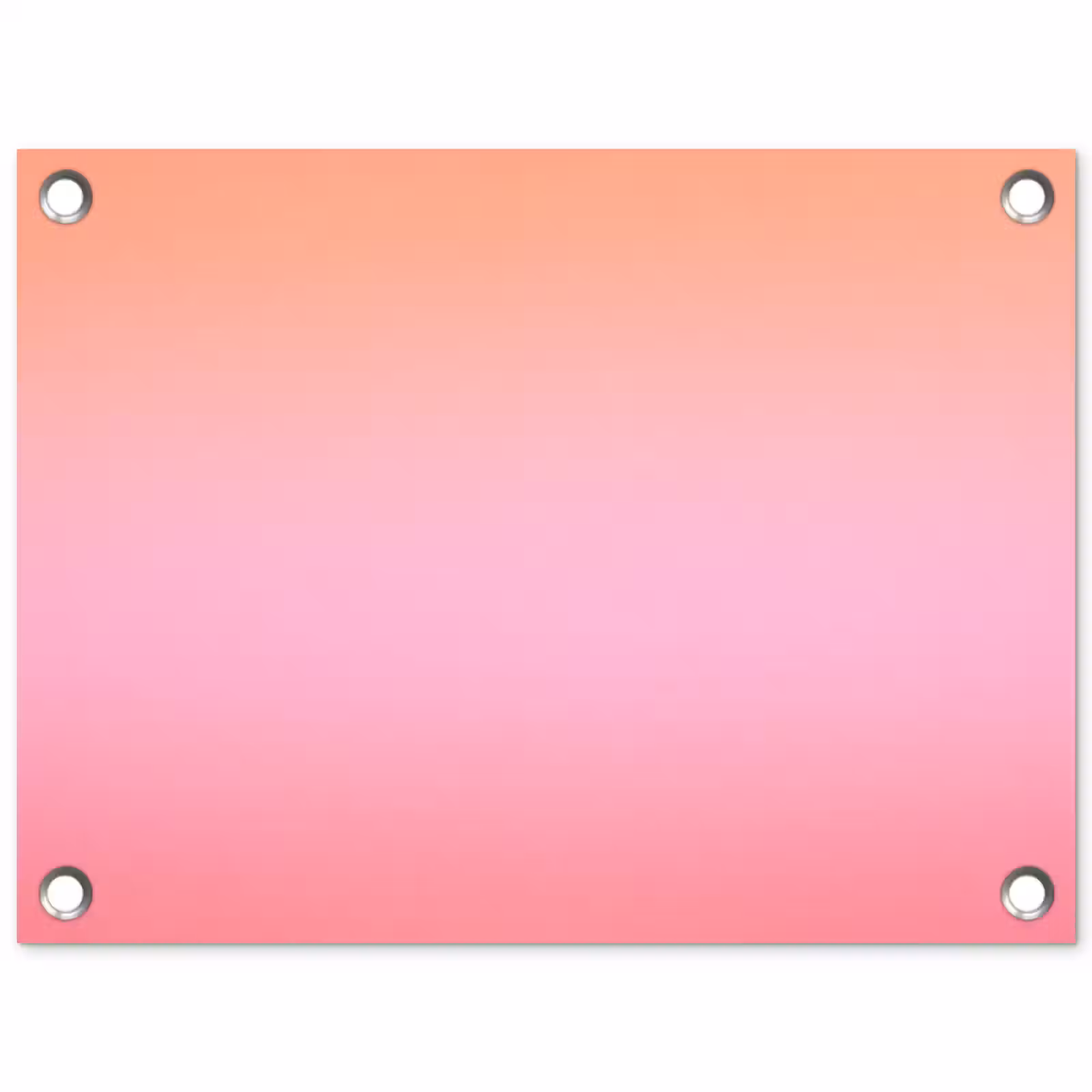 Gartenposter - Farbverlauf – Rosa – Orange — 1