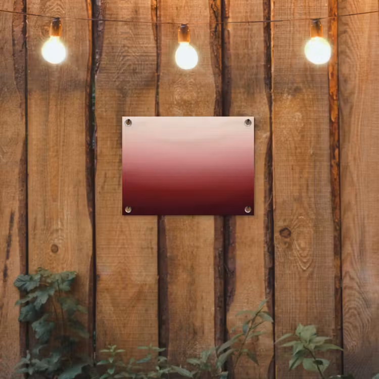 Gartenposter - Farbverlauf – Rot – Rosa — 2
