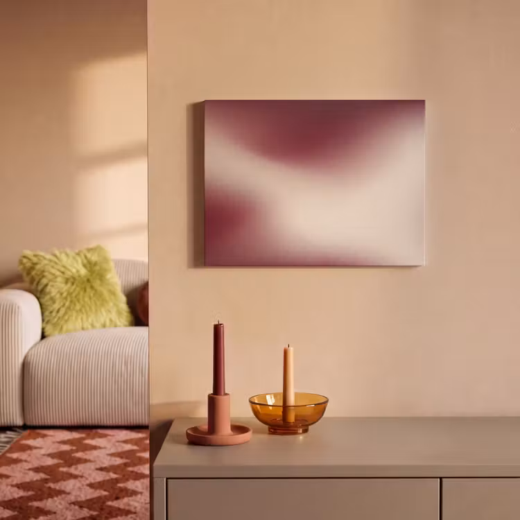 Akustikbild - Farbverlauf – Rot – Beige — 2