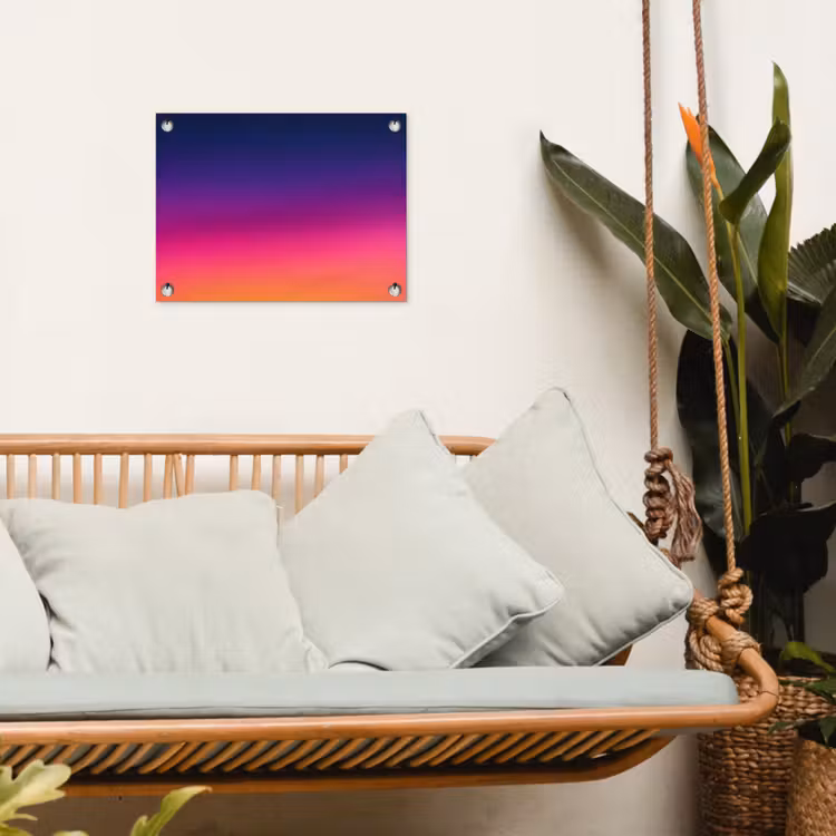 Gartenposter - Farbverlauf – Fließend – Abstrakt — 4