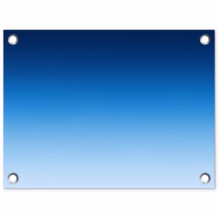 Gartenposter - Himmel – Blau – Farbverlauf — 1