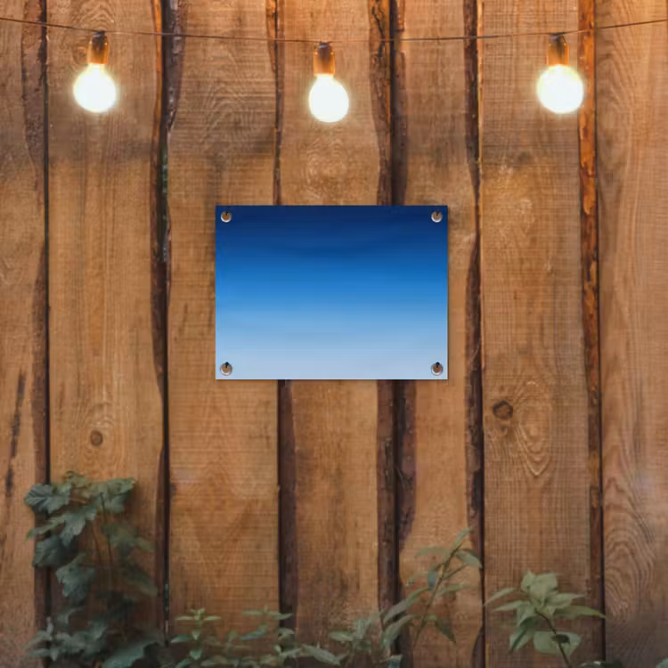 Gartenposter - Himmel – Blau – Farbverlauf — 2