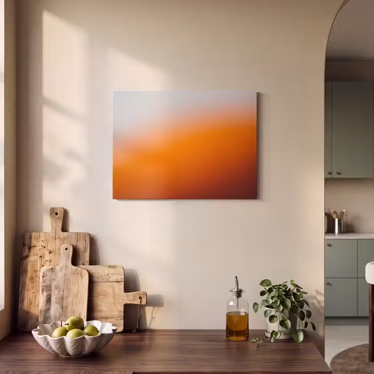 Akustikbild - Farbverlauf – Orange – Abstrakt — 4