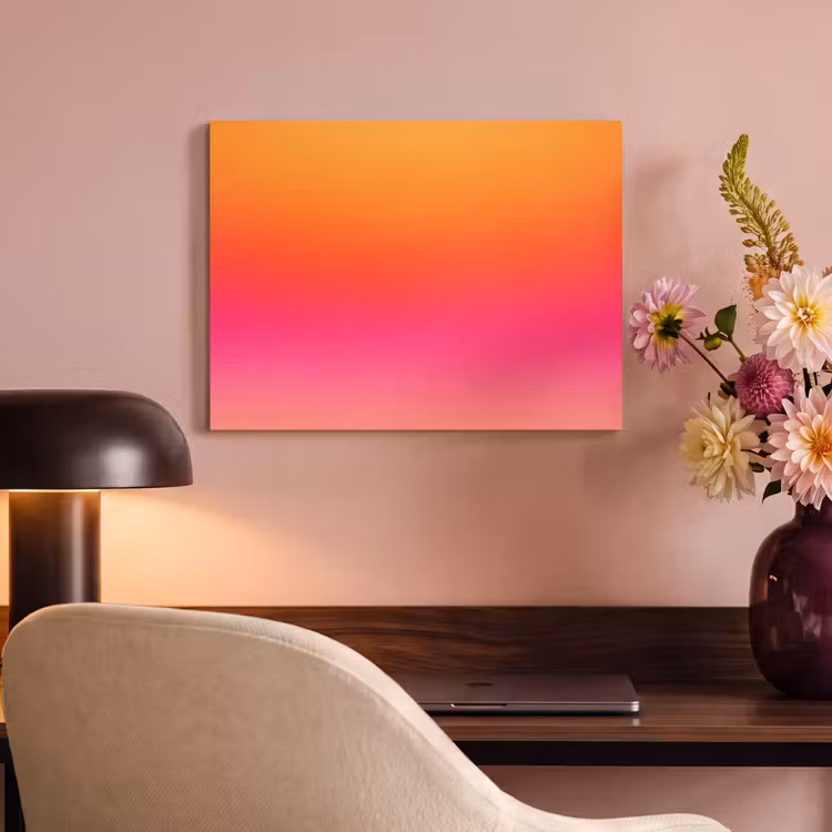 Akustikbild - Farbverlauf – Orange – Rosa — 6
