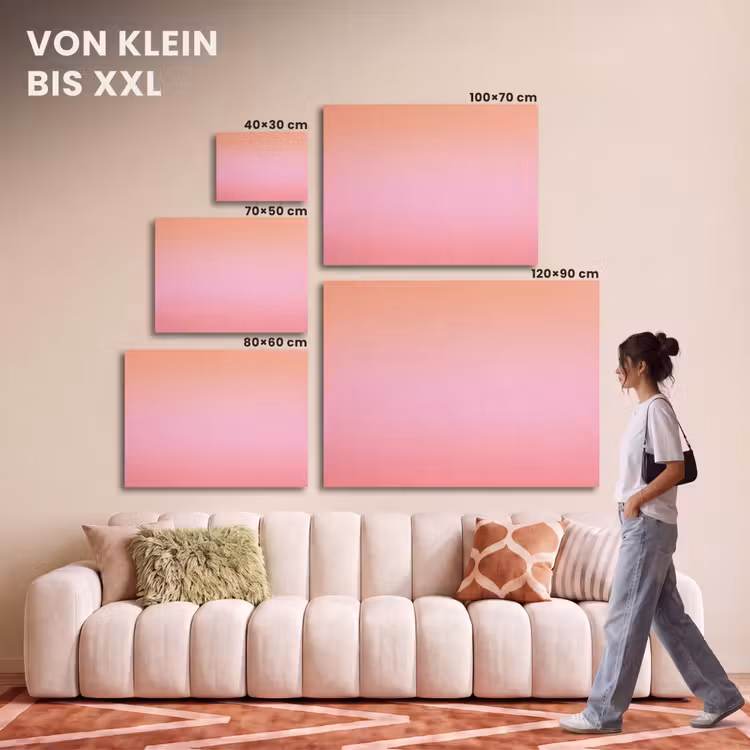 Akustikbild - Farbverlauf – Rosa – Orange — 7