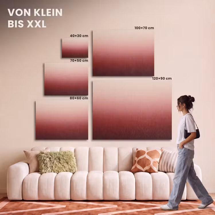 Akustikbild - Farbverlauf – Rot – Rosa — 7