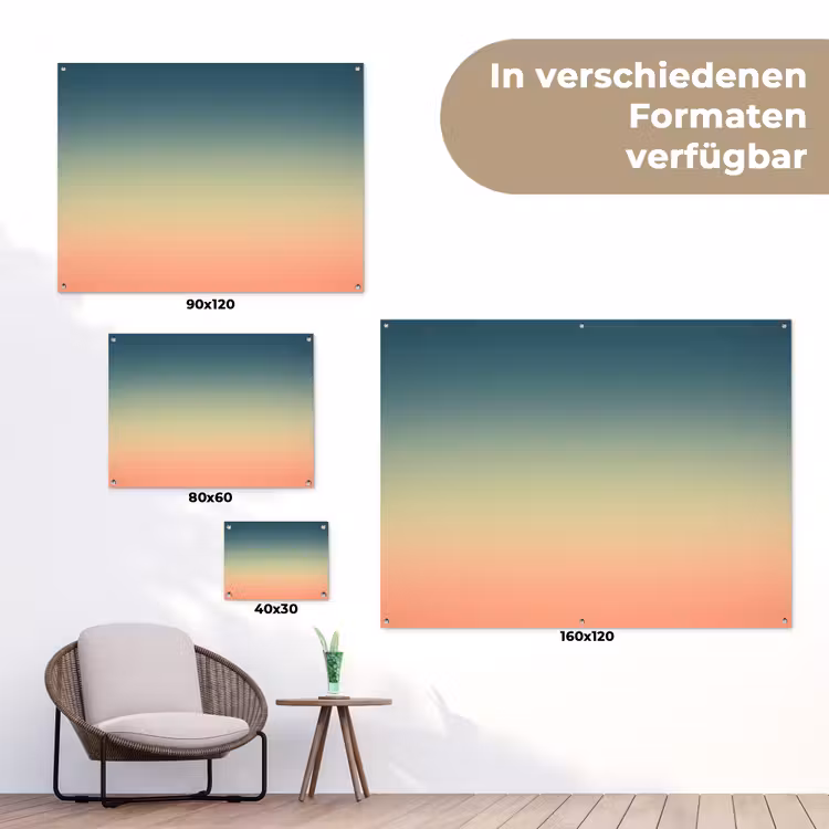 Gartenposter - Farbverlauf – Abstrakt – Modern — 6