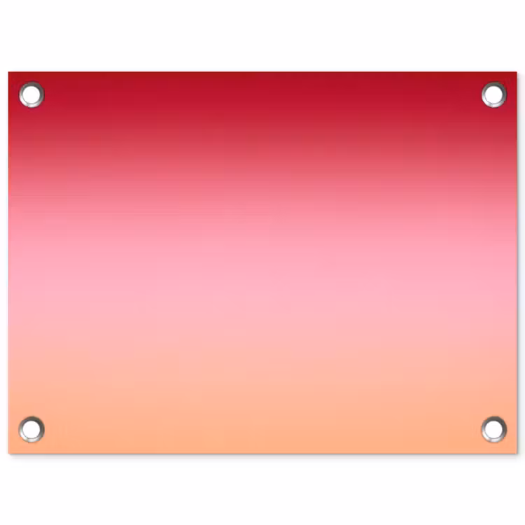 Gartenposter - Farbverlauf – Rot – Rosa — 1
