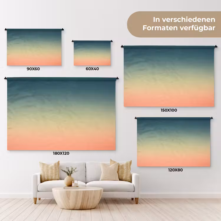 Wandteppich - Farbverlauf – Abstrakt – Modern — 8