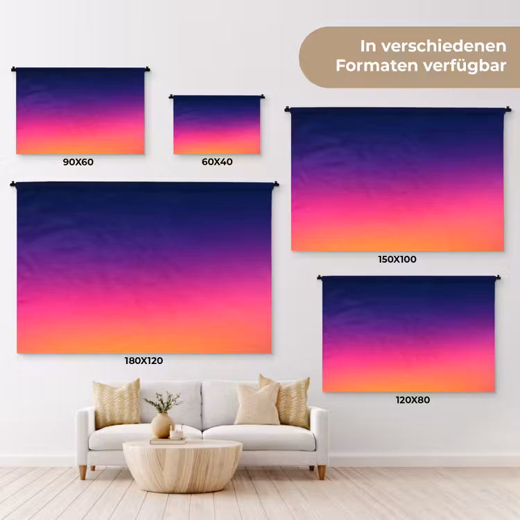 Wandteppich - Farbverlauf – Fließend – Abstrakt — 8