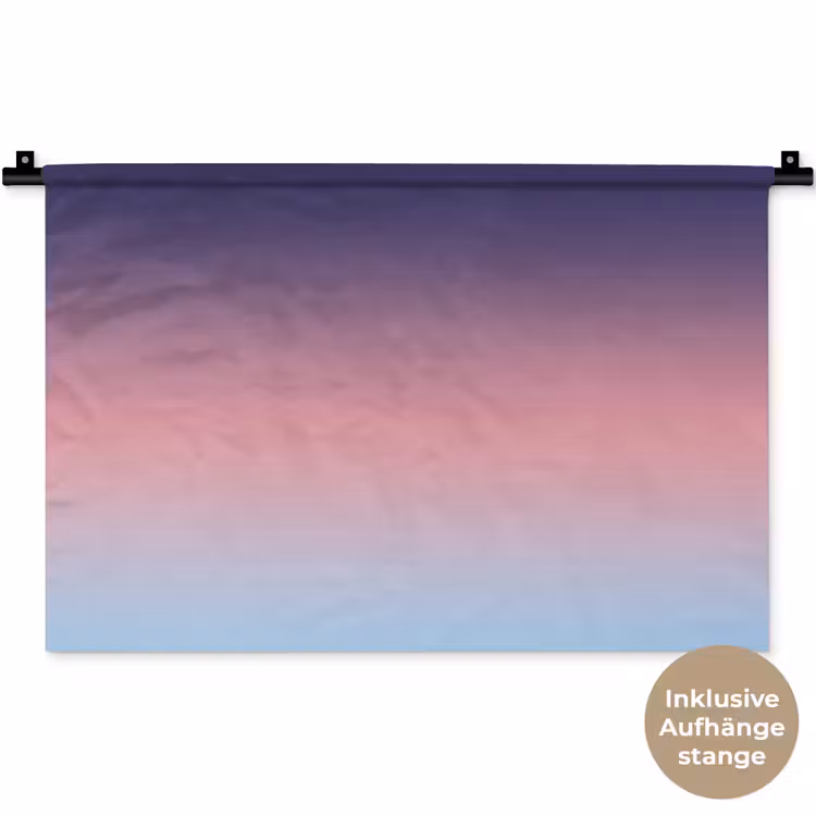 Wandteppich - Farbverlauf – Lila – Rosa — 9