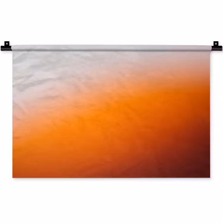 Wandteppich - Farbverlauf – Orange – Abstrakt — 1
