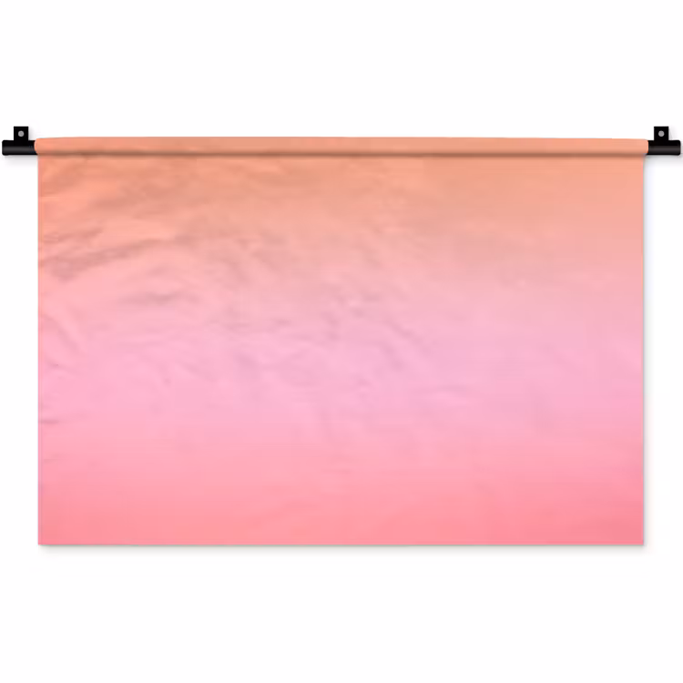 Wandteppich - Farbverlauf – Rosa – Orange — 1