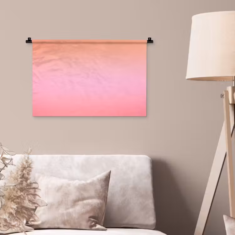 Wandteppich - Farbverlauf – Rosa – Orange — 2