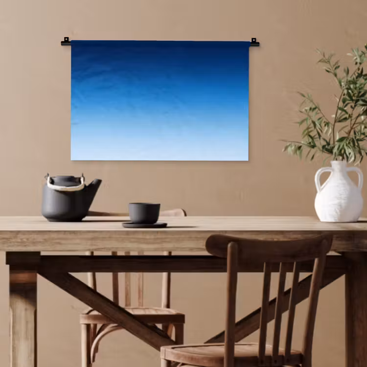 Wandteppich - Himmel – Blau – Farbverlauf — 3