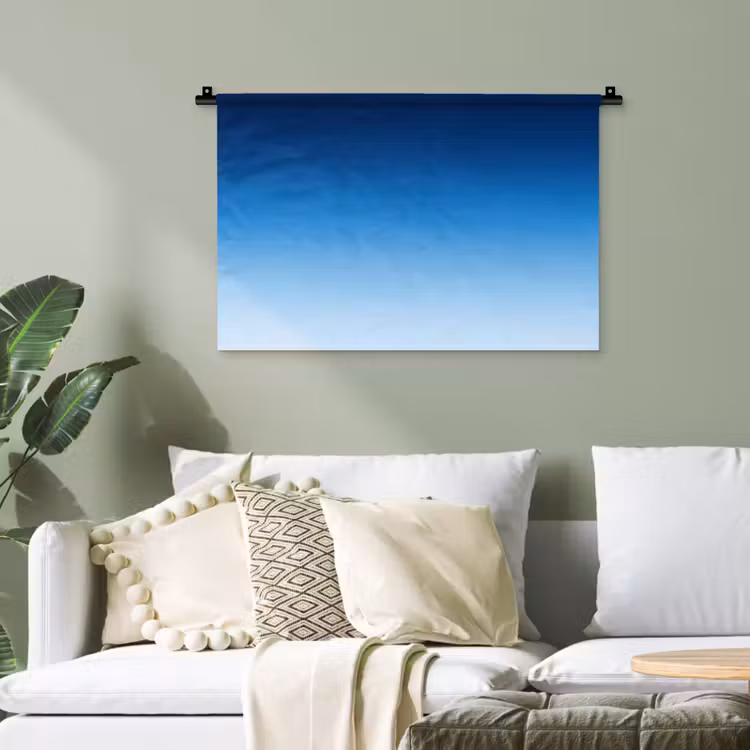 Wandteppich - Himmel – Blau – Farbverlauf — 4