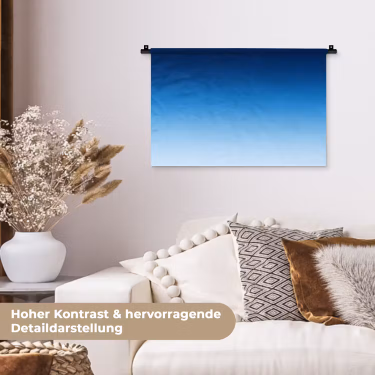 Wandteppich - Himmel – Blau – Farbverlauf — 6