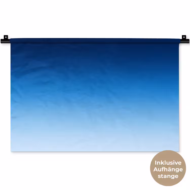 Wandteppich - Himmel – Blau – Farbverlauf — 9