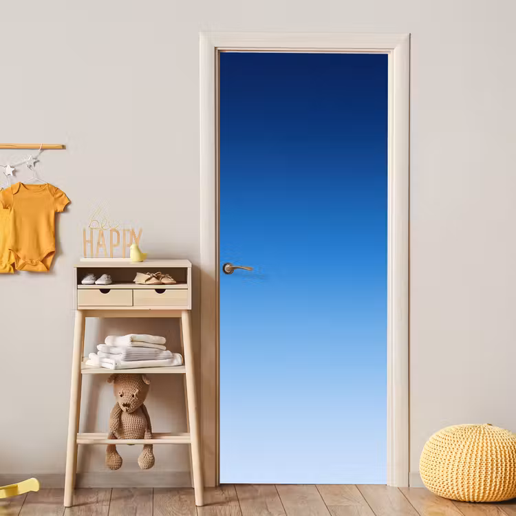 Türtapete - Himmel – Blau – Farbverlauf — 5