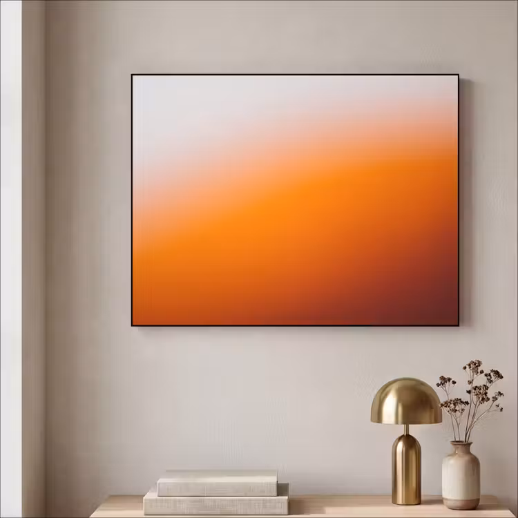 Art Frame - Farbverlauf – Orange – Abstrakt — 4