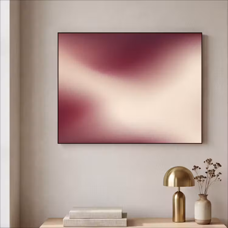 Art Frame - Farbverlauf – Rot – Beige — 4