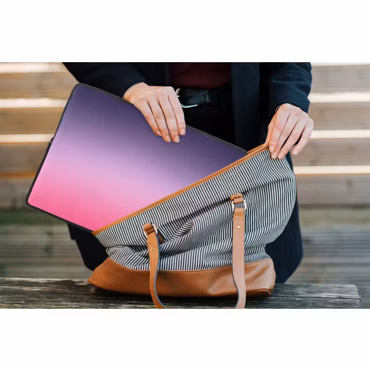 Laptop hülle - Farbe – Farbverlauf – Abstrakt — 4