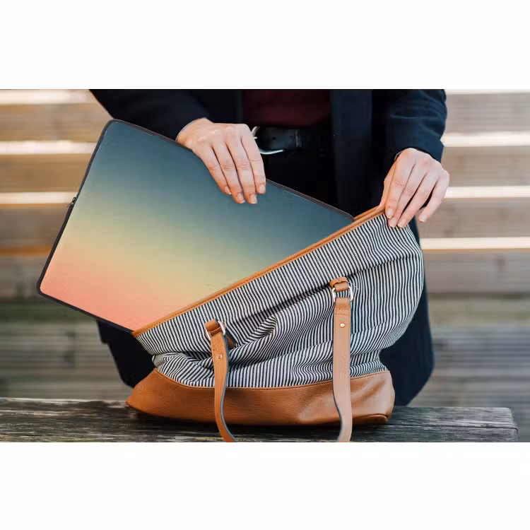 Laptop hülle - Farbverlauf – Abstrakt – Modern — 4