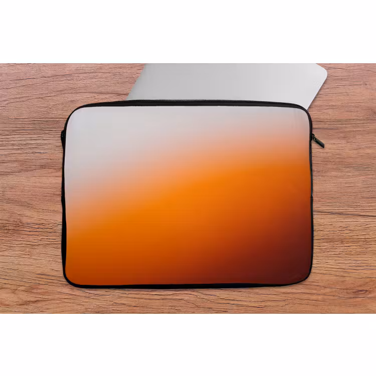 Laptop hülle - Farbverlauf – Orange – Abstrakt — 2