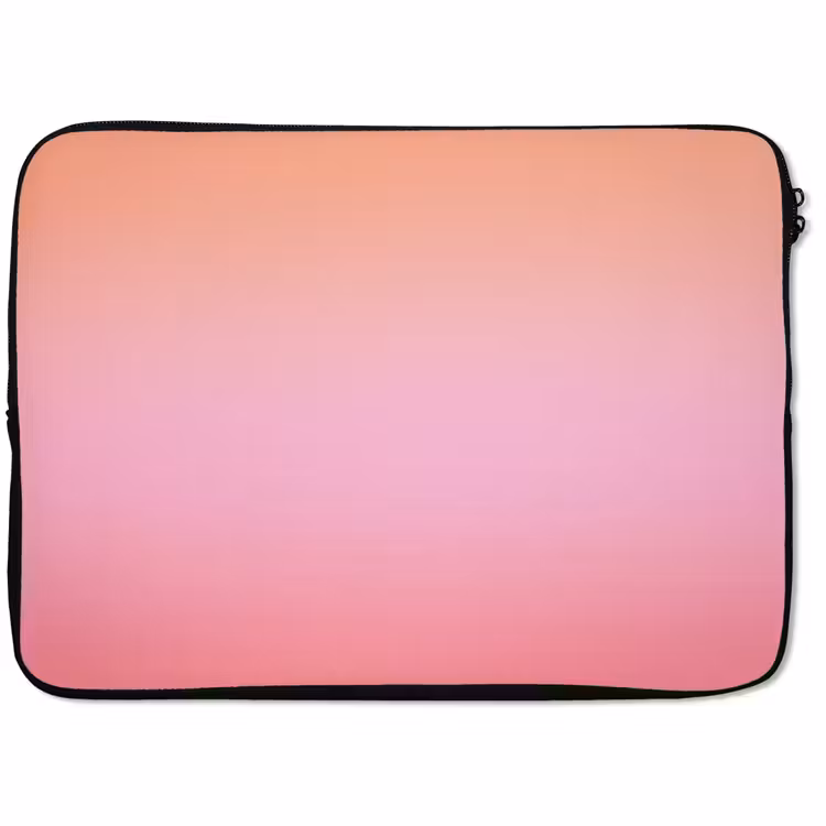 Laptop hülle - Farbverlauf – Rosa – Orange — 1