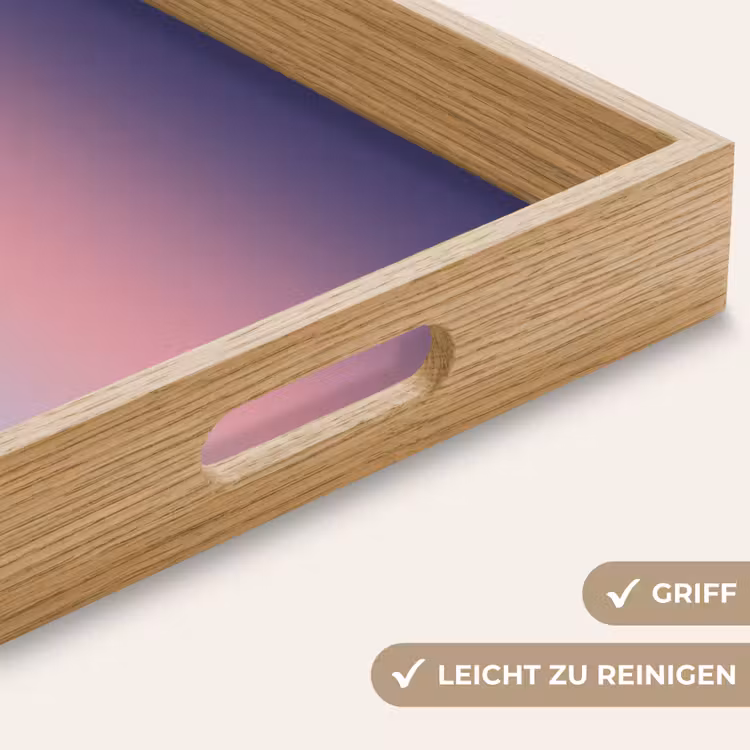 Tablett - Farbverlauf – Lila – Rosa — 5