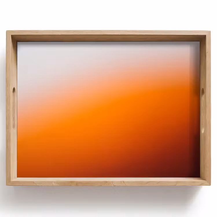 Tablett - Farbverlauf – Orange – Abstrakt — 1