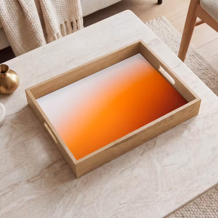 Tablett - Farbverlauf – Orange – Abstrakt — 2